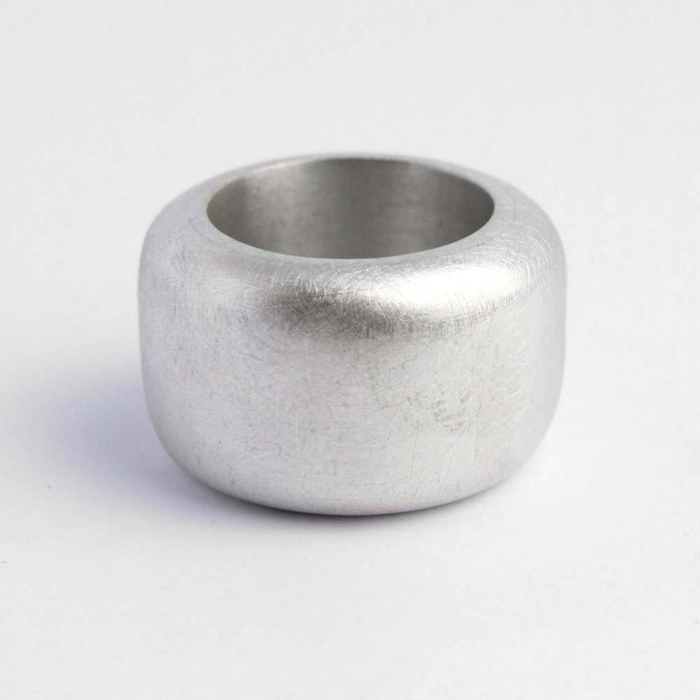 Ring 925er Silber "Extrabreit" mattgebürstet