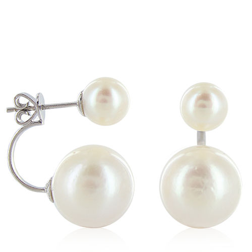 Ohrring Perle  925/- Silber Süßwsserperle "Ming"