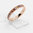Memory Ring 750/- Rotgold mit fancy Saphiren