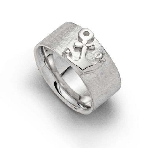 Ring "fetter Anker" 925/- Silber